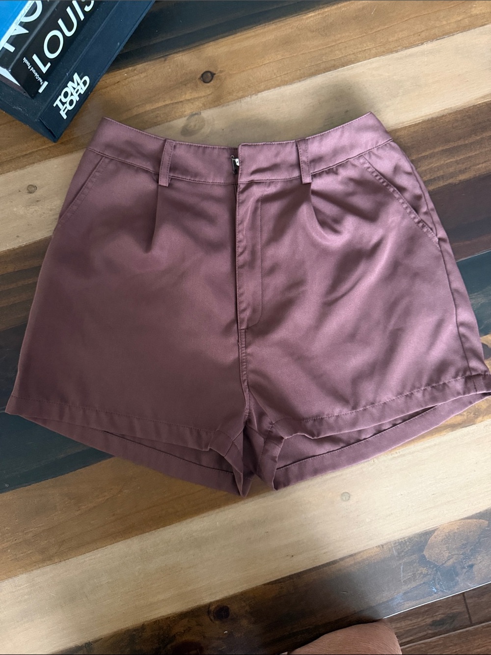 High-Waist brown Shorts
